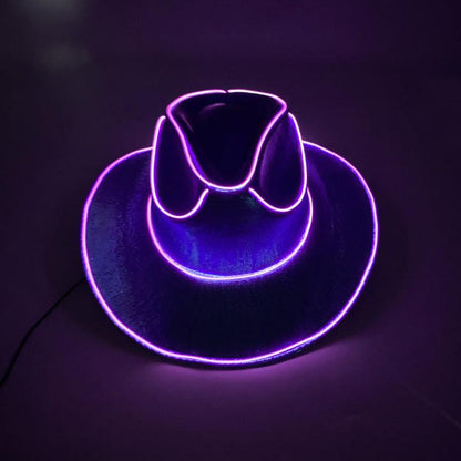 Chapeau de fête de cow-boy à LED Lighteme Lokahat 