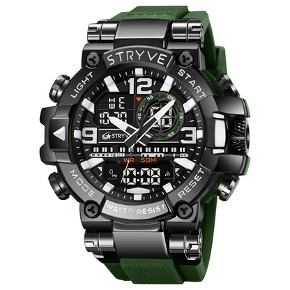 STRYVE Colorful Functional Waterproof Tactical Watch
