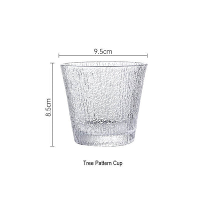 Lighteme Glacial Textured Whiskey Glass