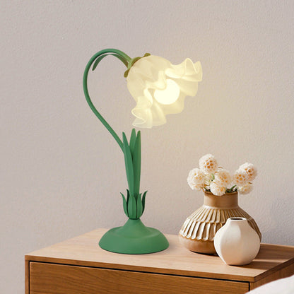Lampe de table romantique à fleurs Lighteme