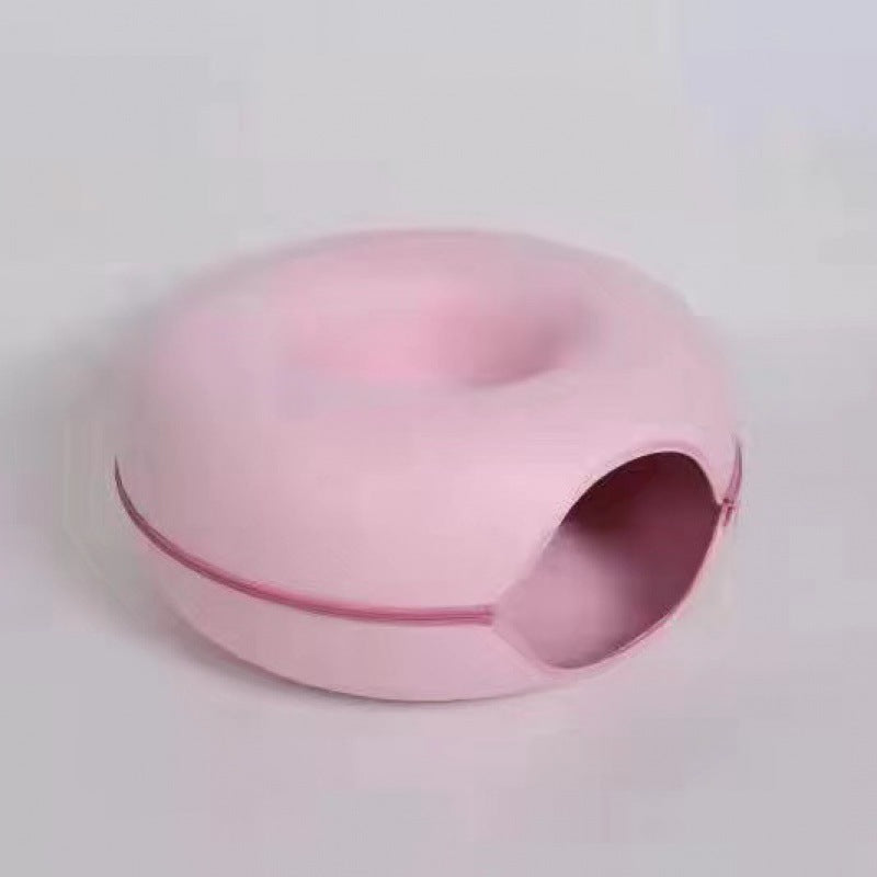Lit tunnel confortable pour chat Lighteme pour jouer et se reposer