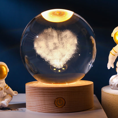 Lighteme Crystal Ball Night Light