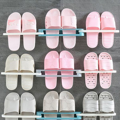 Lighteme Wall Mounted Folding Slippers Rack (3 colors)