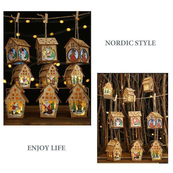 Lighteme Christmas Decor Hanging LED House