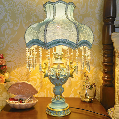 Lampe de chevet créative de luxe bleue Lighteme