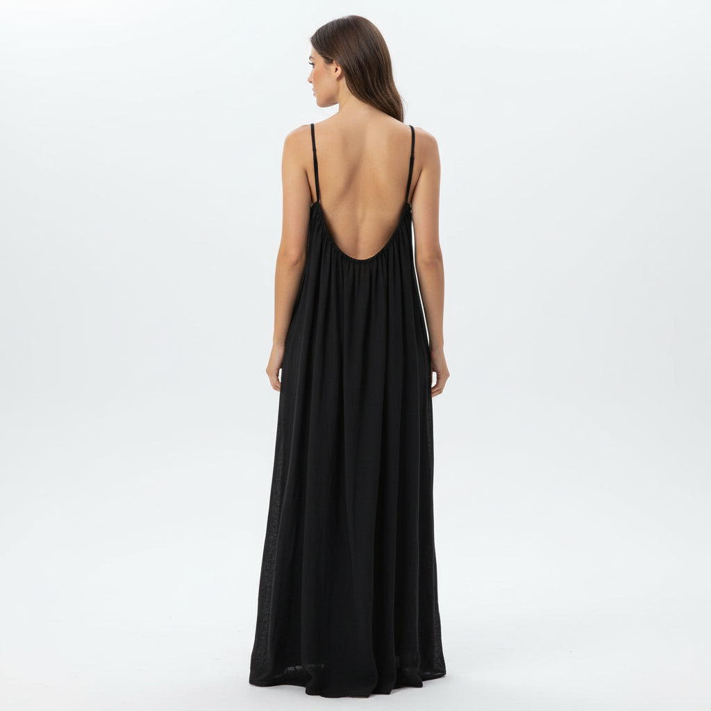 Loose Fit Spaghetti Strap Dress