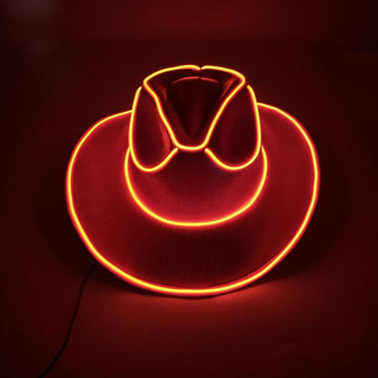 Chapeau de fête de cow-boy à LED Lighteme Lokahat 