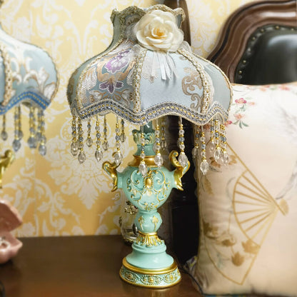 Lampe de chevet créative de luxe bleue Lighteme