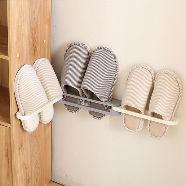 Lighteme Wall Mounted Folding Slippers Rack (3 colors)