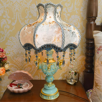 Lampe de chevet créative de luxe bleue Lighteme