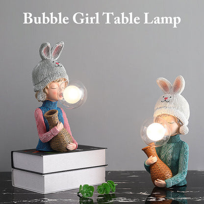 Lighteme Hasenohr-Bubble-Girl-Schreibtischlampe