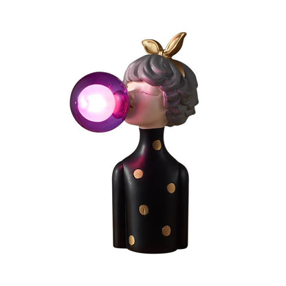 Lighteme Colorful Elegant Girls Resin Table Lamp