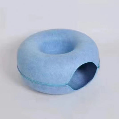 Lit tunnel confortable pour chat Lighteme pour jouer et se reposer