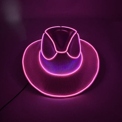 Chapeau de fête de cow-boy à LED Lighteme Lokahat 
