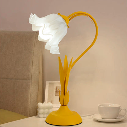 Lampe de table romantique à fleurs Lighteme