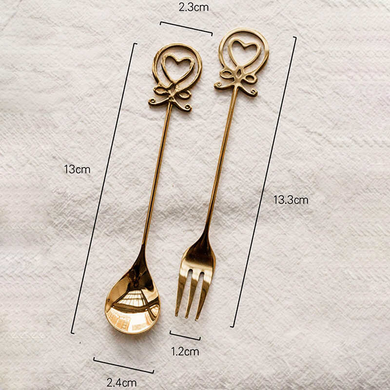 Lighteme Octopus Shaped Dessert Spoon & Fork