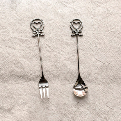 Lighteme Octopus Shaped Dessert Spoon & Fork