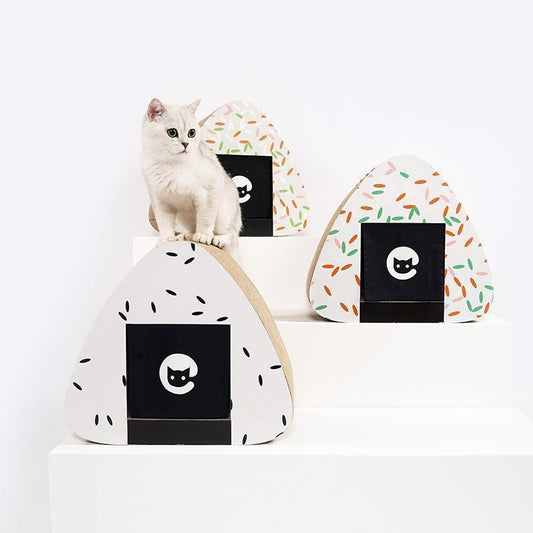 Lighteme Onigiri Shape Cat Scratch House (3 colors)