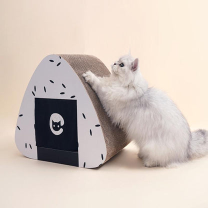 Lighteme Onigiri Shape Cat Scratch House (3 colors)