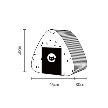 Lighteme Onigiri Shape Cat Scratch House (3 colors)