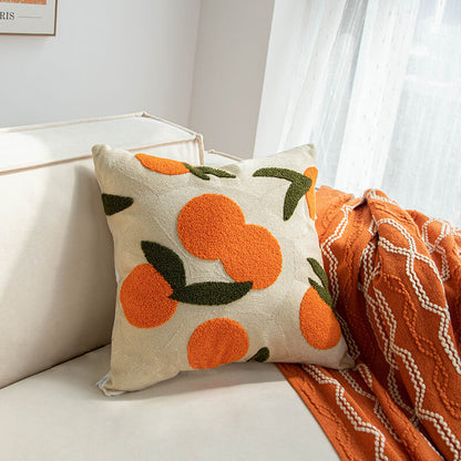 Lighteme Orange Throw Pillow Cover