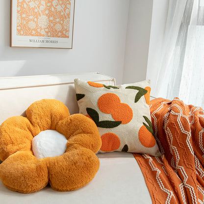Lighteme Orange Throw Pillow Cover
