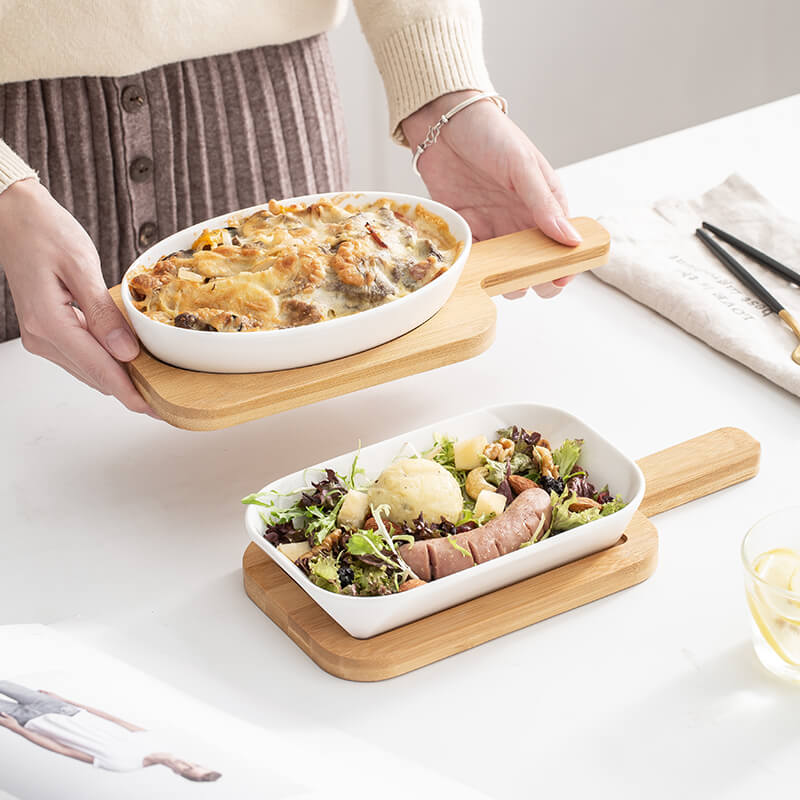 Lighteme Oval Ceramic Baking Dish