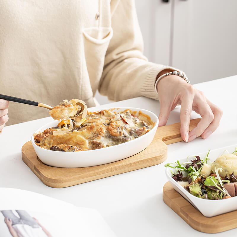Lighteme Oval Ceramic Baking Dish