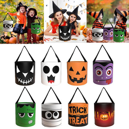 Lighteme Faltbare Süßigkeitentüten für Halloween für Kinder