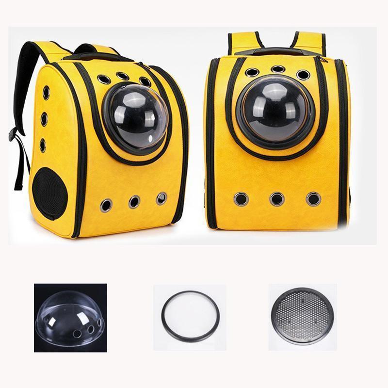 Lighteme PU Backpack Space Capsule Small Cat carrying (4 colors)