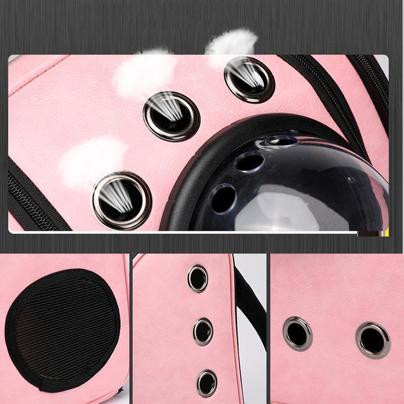 Lighteme PU Backpack Space Capsule Small Cat carrying (4 colors)