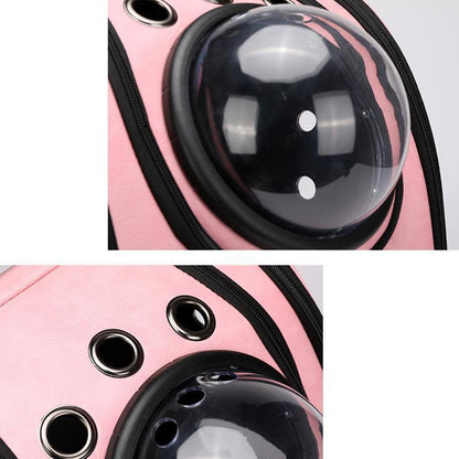 Lighteme PU Backpack Space Capsule Small Cat carrying (4 colors)