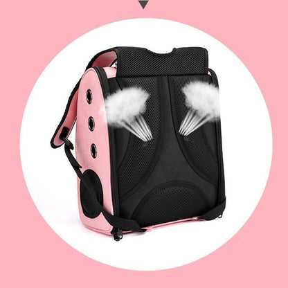 Lighteme PU Backpack Space Capsule Small Cat carrying (4 colors)