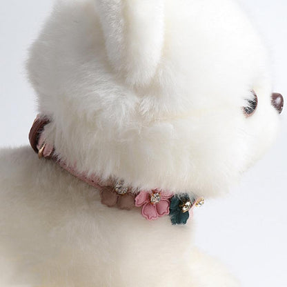 Lanière pour chien Lighteme en polyuréthane à motif floral (4 couleurs et 2 tailles)
