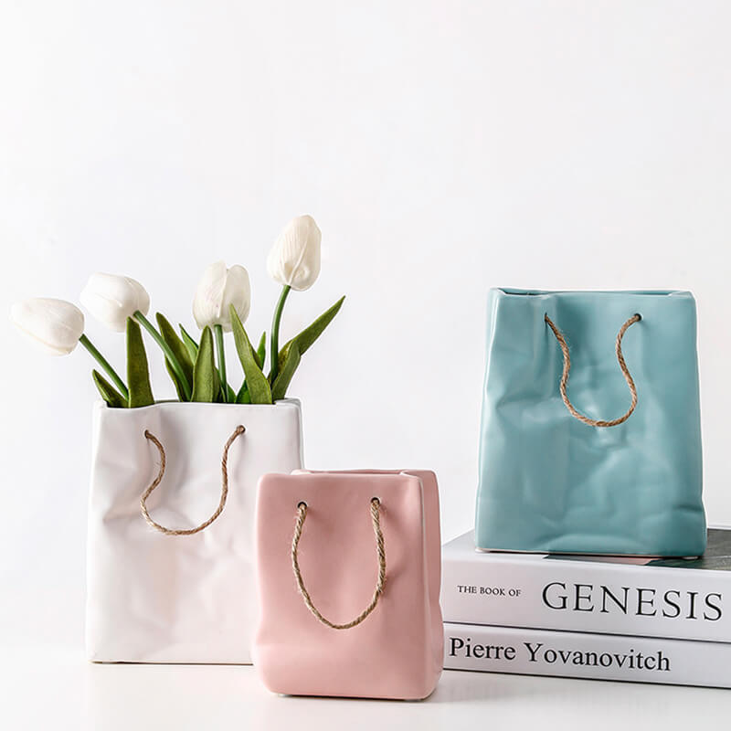 Vases en céramique Lighteme en sac en papier
