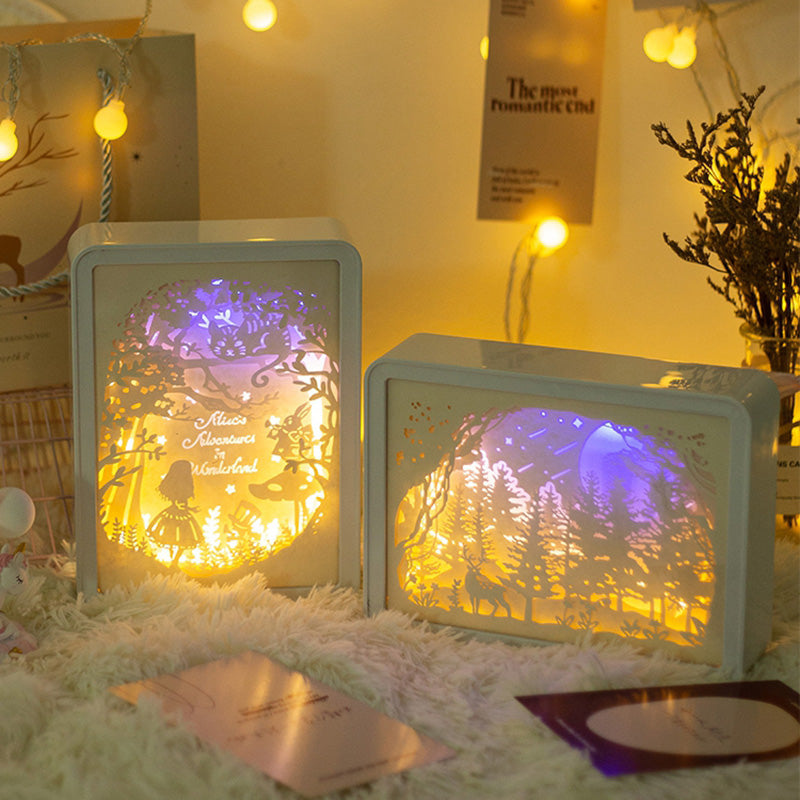 Lighteme Paper Carved Night Lamp