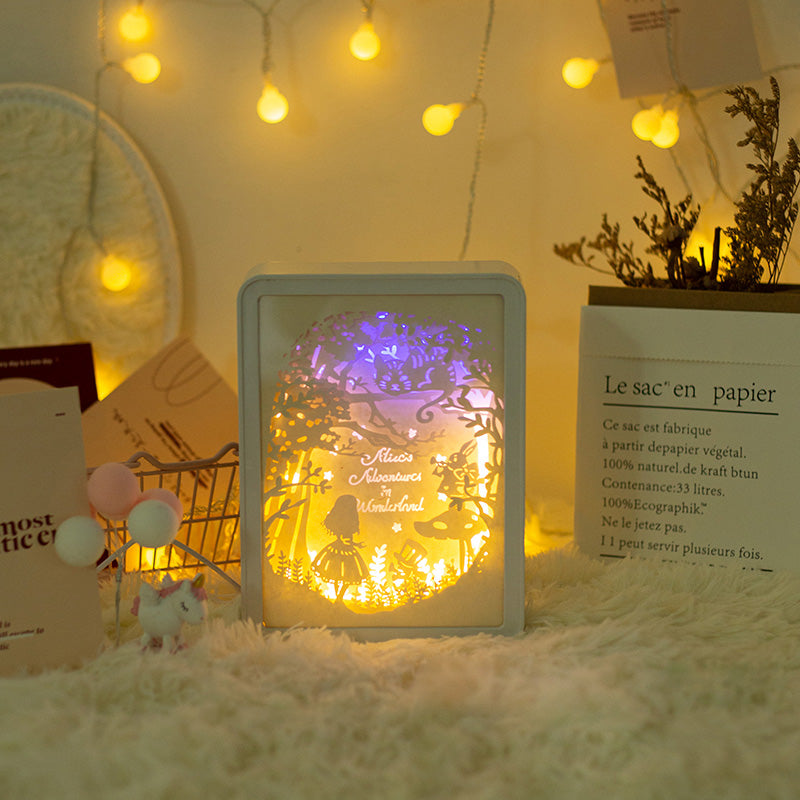 Lighteme Papiergeschnitzte Nachtlampe