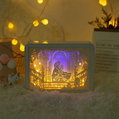 Lighteme Paper Carved Night Lamp