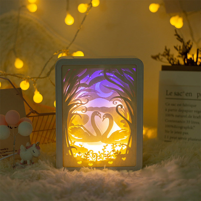 Lighteme Papiergeschnitzte Nachtlampe