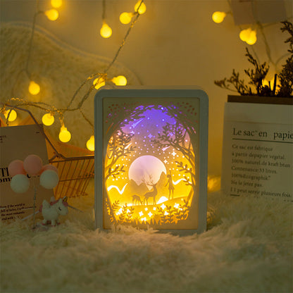 Lighteme Paper Carved Night Lamp