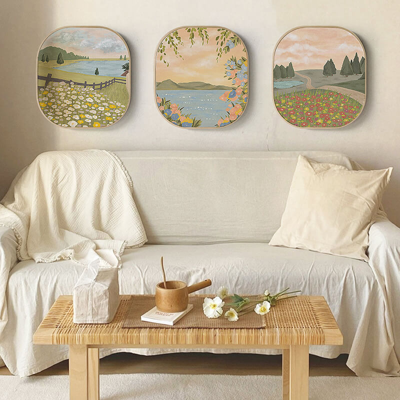 Lighteme Pastoral Home Canvas Art Painting