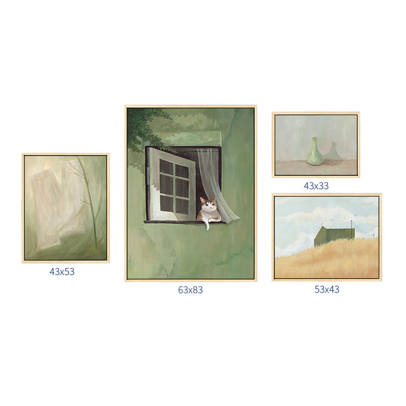 Lighteme Pastoral Small Fresh Canvas Art Painting