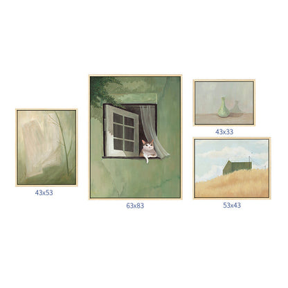 Lighteme Pastoral Small Fresh Canvas Art Painting
