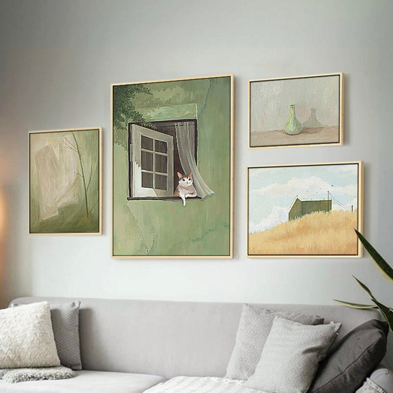 Lighteme Pastoral Small Fresh Canvas Art Painting