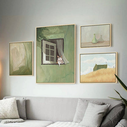 Lighteme Pastoral Small Fresh Canvas Art Painting
