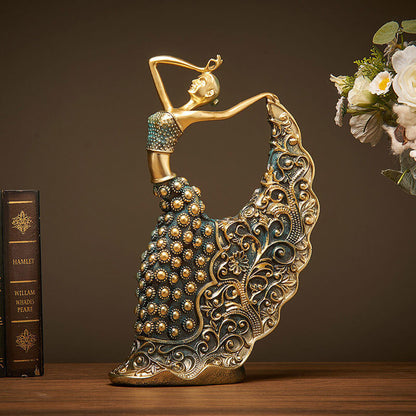 Ornement artistique Lighteme Peacock Dancer