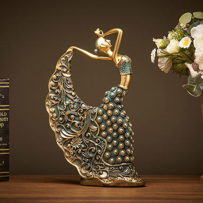 Ornement artistique Lighteme Peacock Dancer