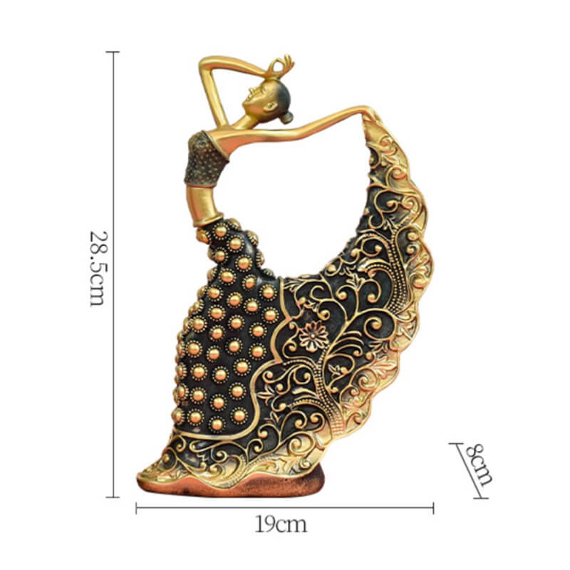 Ornement artistique Lighteme Peacock Dancer