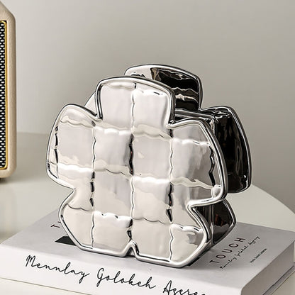 Lighteme Pentagonal Ceramic Cube Vase
