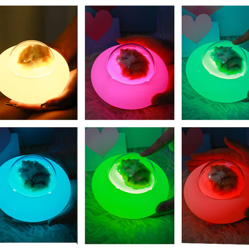 Lighteme Pet Raumschiff Silikonlampe